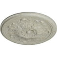 thumbnail image 3 of Ekena Millwork 12 3/4"OD x 7/8"P Legacy Acanthus Ceiling Medallion (Fits Canopies up to 3 1/2"), Hand-Painted Pot of Cream Crackle, 3 of 8