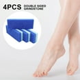 thumbnail image 2 of Protoiya  Foot Pumice Stone for Feet Hard Skin Callus Remover and Scrubber (Pack of 4) (Blue), 2 of 9