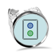 thumbnail image 1 of Mahjong Circle puntos 2 Tile pattern Anillo de compromiso de boda de amor ajustable Unbranded M, 1 of 3