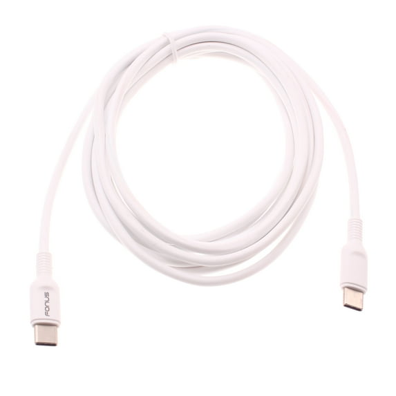 PD Type-C Cable 10ft USB-C Fast Charger Cord Long Power Wire M1P for Motorola Moto E (2020), One 5G, Razr (2020) (2019) - Nokia 3.1, 7.1, 8, C2 Tava, C5 Endi, V 5G UW, Plus