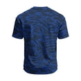 thumbnail image 4 of JULMCOMO Men's Camo Shirts Crew Neck Short Sleeve Soft Comfy Summer T Shirt Loose Fit Casual Pullover Graphic Tees Dark Blue S, 4 of 4