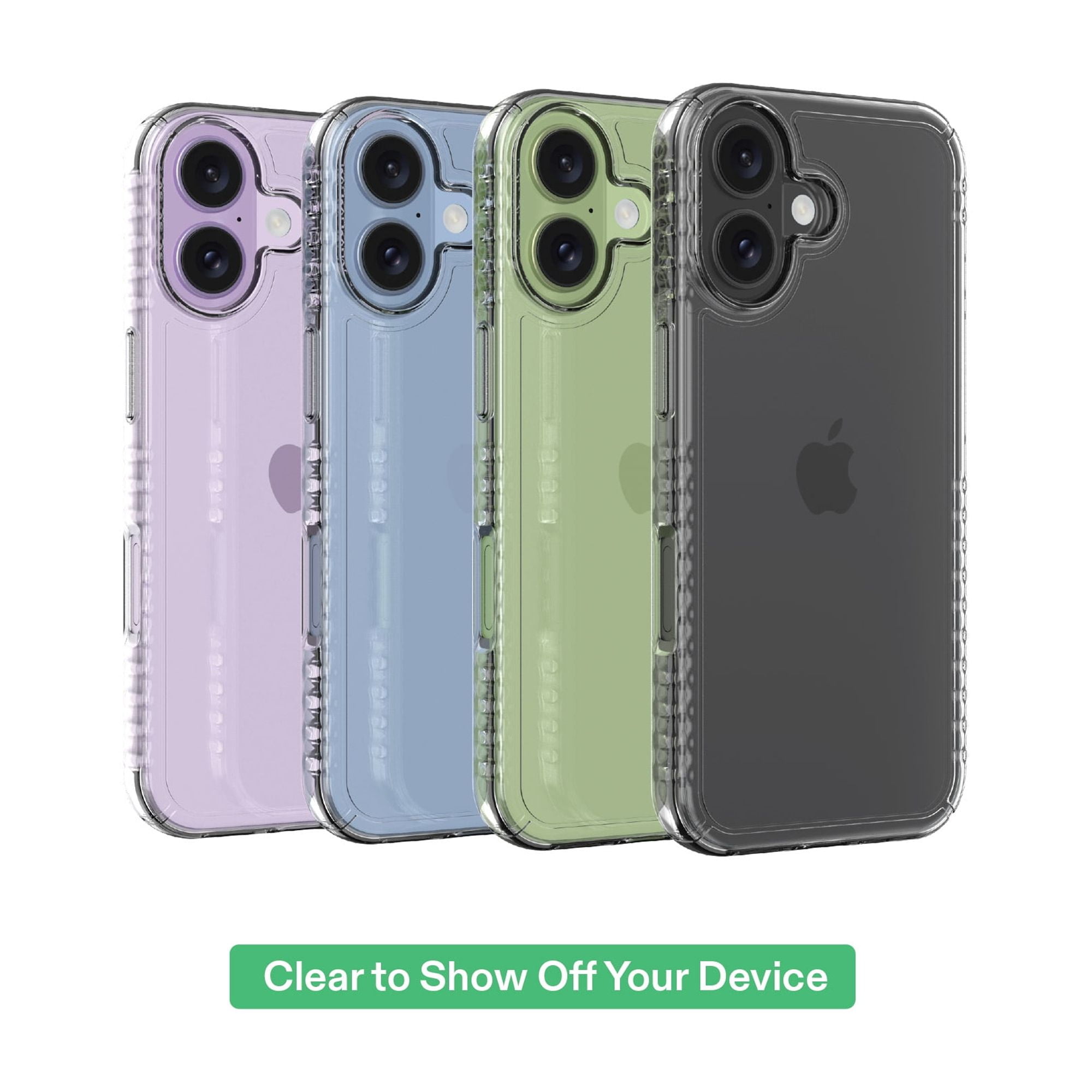 onn Protective Gel Phone Case for iPhone 17 - Clear