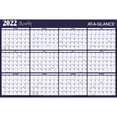 thumbnail image 6 of AT-A-GLANCE 2022 32" x 48" Yearly Calendar Reversible Maroon/Navy A152-22, 6 of 7