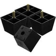 thumbnail image 2 of Troglfold sofa legs 4pcs Furniture Replacement Legs Couch Cabinet Legs Square Sofa Furniture Legs,3.15"X2.95"X2.95", 2 of 11
