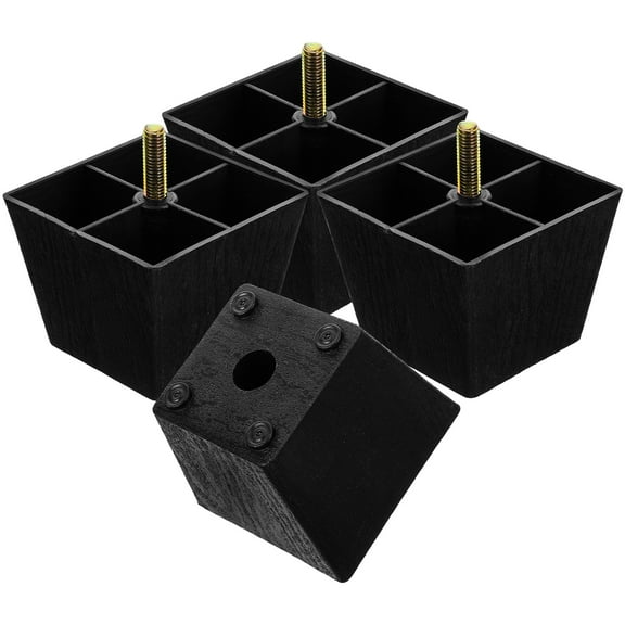 4pcs Square Heavy Duty Furniture Legs for Couch Sofa Replacement Feet