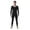 Black, variant on Men's Thermal Underwear Set 2 Piece Set Cold Weather Ultra Thin Ice Silk Long Johns Long Sleeve Tight Winter Warm Solid Color Base Layer Mens Long Johns