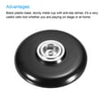 thumbnail image 4 of Cello Bass Rock Stop, Bass Round End Pin Stopper, Cello Anti Slip Floor Stand Holder Black and Silver, 4 of 5