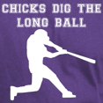 thumbnail image 3 of CafePress - Chicks Dig The Long Ball T Shirt - Men's Classic Graphic Cotton T-Shirt, 3 of 3