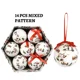 thumbnail image 3 of 14 bolas decorativas para árbol de Navidad, adornos para árbol de Navidad, bolas colgantes, muñecos de nieve, adornos para fiesta en casa, regalos de Año Nuevo, 3 of 5