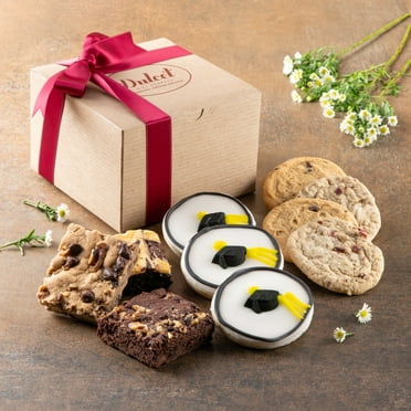 Dulcet Gift Baskets Tasty Graduation Gift Box Classic Gift Idea for Students