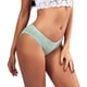 thumbnail image 4 of Gibobby Tangas de sexy para mujer Tangas de mujer T Back Cintura Ver a través de las bragas Tangas de encaje sin costuras de algodón para mujeres(Verde,M), 4 of 4