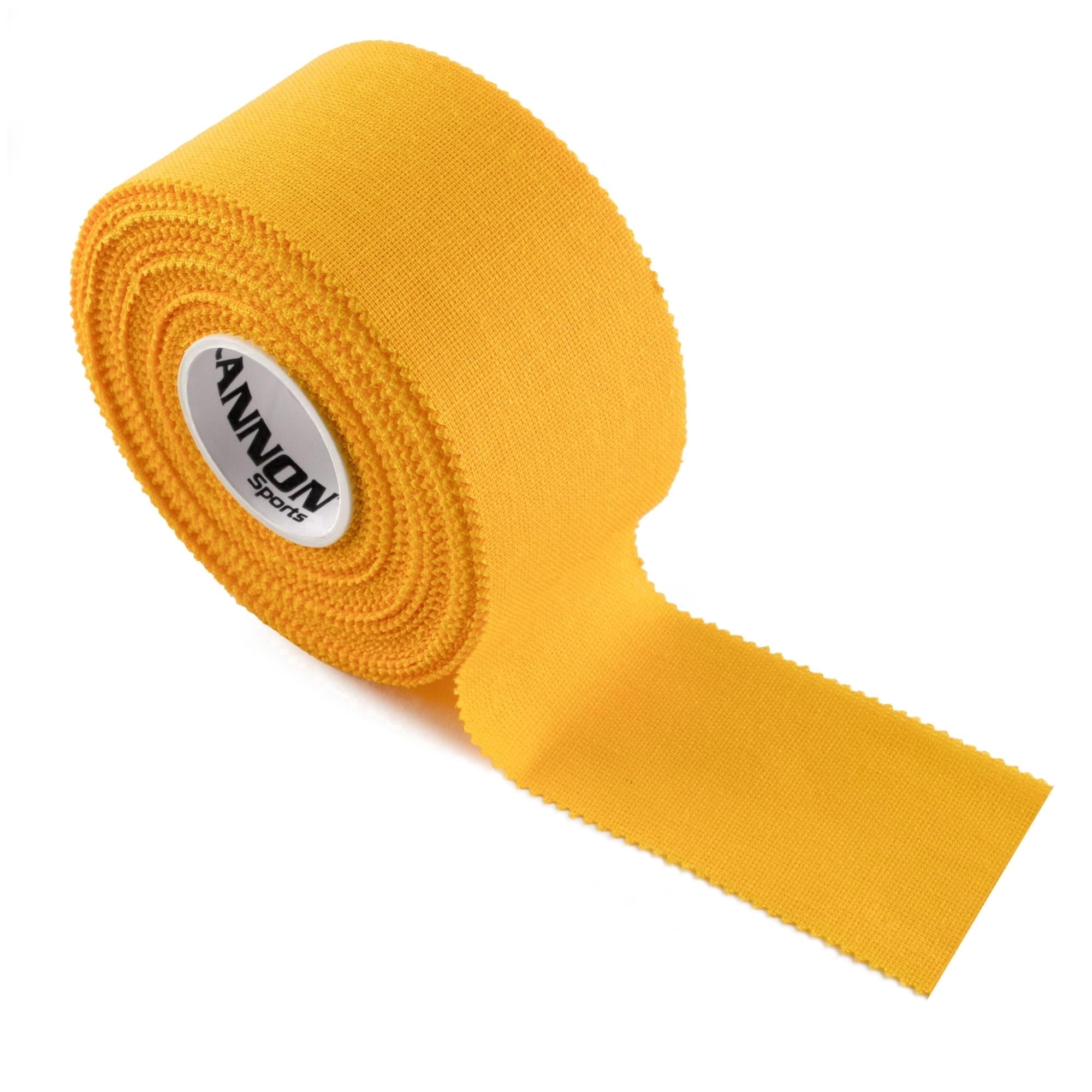 Cannon Sports Premium Athletic Tape - 1.5” x 45 Feet Per Roll - Easy Tear, No Sticky Residue, Very Strong, Hypoallergenic and Latex Free- Ideal for Sprains, Strains, First Aid – 1 Roll (Gold)