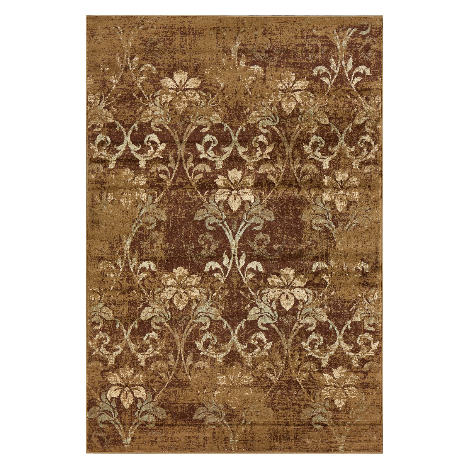 KAS Rugs Heritage 9350 Olive Damask Area Rug