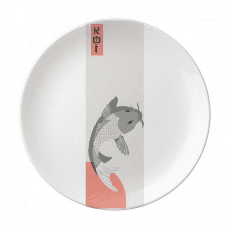 

Japanese Traditional Fish Pattern Plate Decorative Porcelain Salver Tableware Dinner Dish