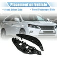 thumbnail image 4 of 1 Pair Left and Right Side Front Bumper Mounting Support Bracket 525350E023 for lexus RX350 2010-2012, 4 of 6