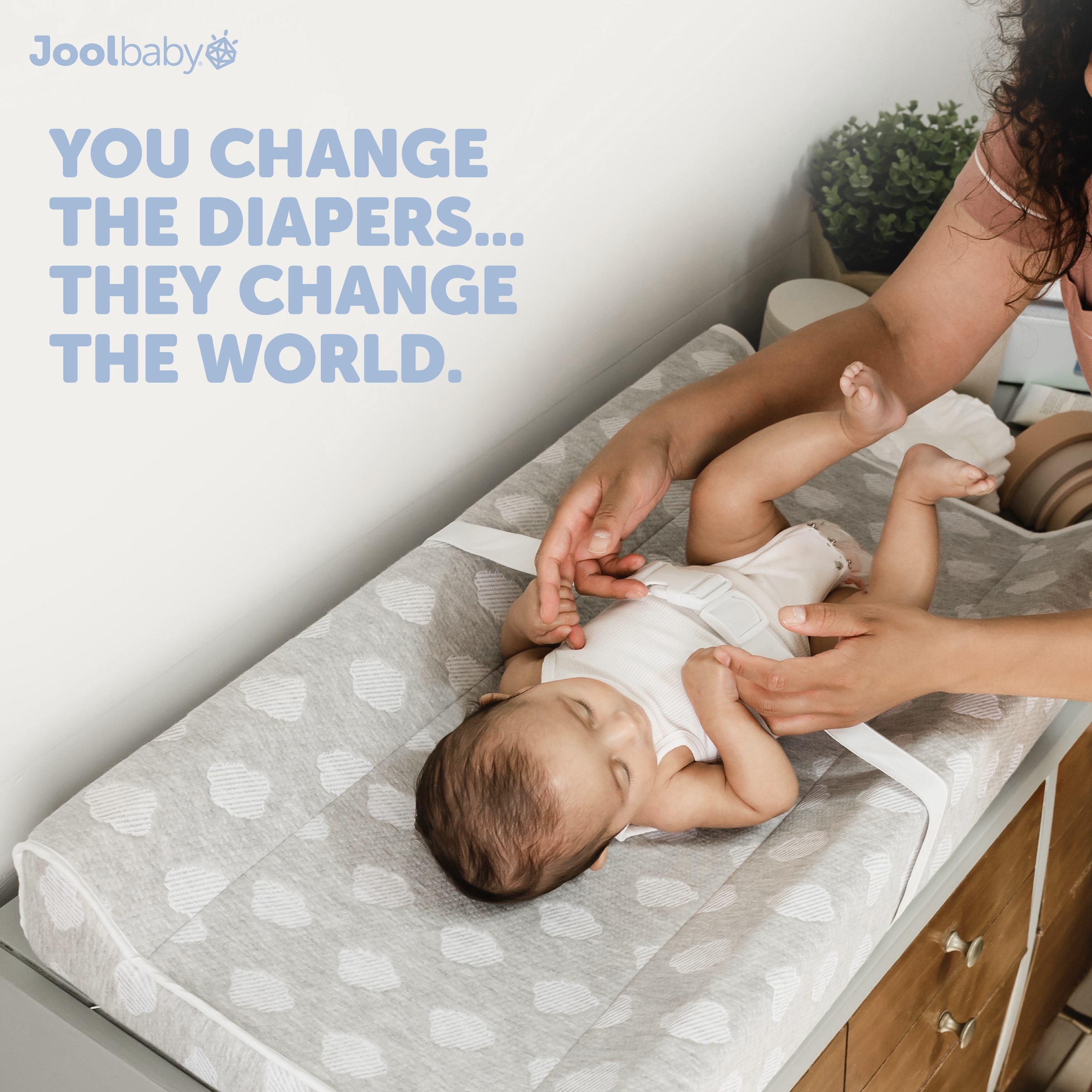 Jool Baby Changing Pad with Washable Cover, Gray photo 6