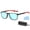 2, variant on Colorblind Correction Glasses For Red Green Blue Yellow Purple Color Blindness Indoor Outdoor Daily Driving Use Assorted Frame Colors 1 Pack Color Vision Deficiency Corrective Eyewear