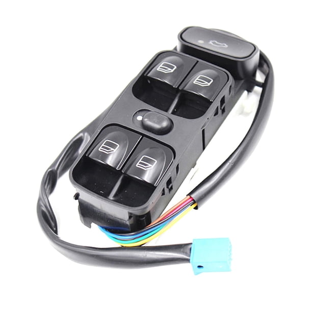 Interruptor de control de ventana eléctrica, piezas de repuesto delanteras Interruptor de elevación derecho automático de 4 puertas, apto para shamjiam Interruptor de control de ventana