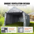 thumbnail image 4 of BENTISM Portable Outdoor Storage Shed with Bouncy Ball, 4 of 9