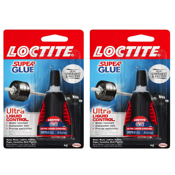Loctite 1647358 Ultra Liquid Control Super Glue 4 Gram (2 Pack