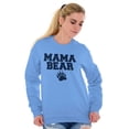 thumbnail image 2 of Mama Bear Paw Print Cute Mothers Day Women Plus Size Crewneck Sweatshirt Brisco Brands 3X, 2 of 4