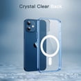 thumbnail image 5 of JETech Magnetic Case for iPhone 12 Mini 5.4-Inch Compatible with MagSafe Wireless Charging, Shockproof Phone Bumper Cover, Anti-Scratch Clear Back (Jean Indigo), 5 of 7
