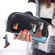 Pinkpaopao Cartoon dog women purse bag designer wallets famous brand women wallet