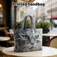 thumbnail image 5 of Vintage Embroidered Cat Canvas Shoulder Bag Large Capacity Quilted Handbags for Women Daily Shopping Travel Tote, 5 of 5