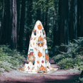 thumbnail image 5 of Honeii Vintage Autumn Truck Print Poncho Cape, Cloak Coat, Snuggly Hooded Wearable Blanket, Hooded Cape For Teenagers,Halloween Costumes-Medium, 5 of 7
