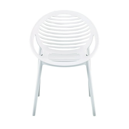 Style Lacquer - Euro Style 90112WHT Lima Chair Dining, White Lacquer