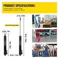 thumbnail image 2 of KFFKFF Hydraulic Long Ram Jack, 3 Tons/6600 lbs Load, Single Piston, Clevis Base, Manual Engine Hoist for Garages and Shops, Includes Handle, Black, 2 of 9