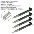 thumbnail image 4 of 4PCS Fuel Injectors 400903-00074D Fit For Bobcat fit Doosan D24 D18 Engine 28337917, 4 of 9
