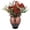 Dark Red, variant on Artificial Flower 3 Bunches of 17 Inch Flower Arrangements Roseus Coreopsis with Decorative Branches for Wedding Bridal Bouquet Home Decor Housewarming Gift Centerpiece Reception(Pink)