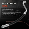 thumbnail image 6 of A-Premium A/C Suction Line Hose Assembly Compatible with Honda Accord 1995-1997 2.7L, Compressor to Evap, 6 of 8