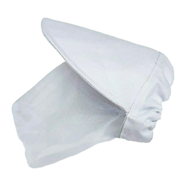 Máscara de cola de zorro para perros, protección de campo para perros contra colas de zorro, espinas, palos, rocas y ruido. Blanco M