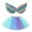 Sky Blue938, variant on MEZZALL Kids Girls Ballet Skirts Birthday Holiday Party Dance Skirt With Wing Outfits Lovely Toddler Wear