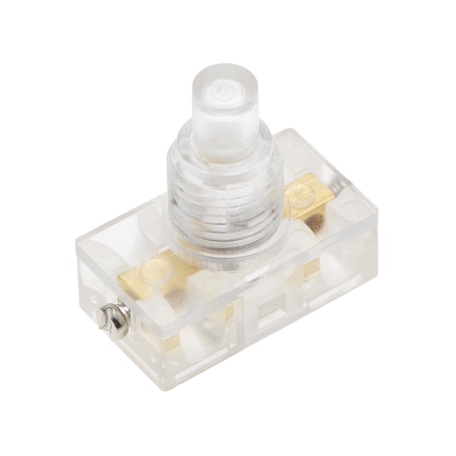 Interruptor de botón de pedal en línea Uxcell, tipo U-F-O control de luz de lámpara ON/OFF claro