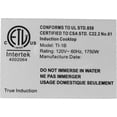 thumbnail image 6 of 12 Inch Built-In Single Burner Induction Glass-Ceramic Cooktop, 1750W, UL858 Certified, 6 of 8