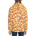 thumbnail image 6 of Kdxio Orchids Flowers Pattern Kids Boys Girls Zip Up Hoodie 3D Printed Hooded Sweatshirt Hoody Coat with Pocket 7-12 Y-Small, 6 of 6