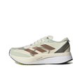 thumbnail image 1 of Zapatillas unisex Adizero Boston 11 12 blancas y negras cómodas de caña baja con placa de carbono para correr maratones, 1 of 4