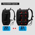 thumbnail image 3 of Mochila de Mano Expandible de Carga Con la Mochila USB Port Travel Weekender se adapta una computadora portátil de 15.6 Pulgadas para Hombres y Mujeres, 3 of 7