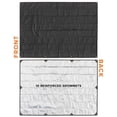 thumbnail image 6 of Arcturus XL Survival Tarp - Insulated Reflective Thermal Camping Tarp - 8.5 ft x 12 ft, Black, 6 of 7