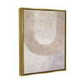 thumbnail image 4 of Stupell Industries Soft Arch Shapes Abstract Painting Gold Floater Framed Canvas Art Print Wall Art, 17 x 21, 4 of 10