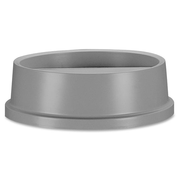 Rubbermaid Commercial Untouchable Round Swing Top Lid, Gray, 1 Each