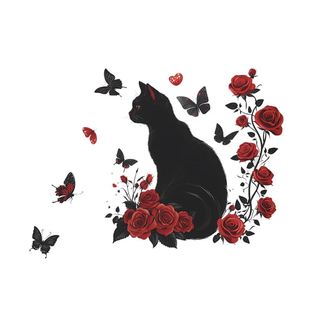 Pegatina de pared de y flor, calcomanía decorativa para ventana, extraíble, bricolaje, para dormitorio, guardería, baño