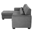 thumbnail image 3 of Sofá Love Chaise Izquierdo en L Eros 3 Plazas Gris Oscuro para Sala, 3 of 8