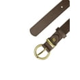 thumbnail image 2 of INSPIRE CHIC Women PU Leather Belts Bronze Metal Pin Buckle Thin Waist Belts for Jeans Dress, 2 of 4