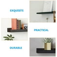 thumbnail image 4 of Estante de almacenamiento para el hogar, estante flotante con borde, soporte de metal versátil, suministros de cocina, 4 of 5