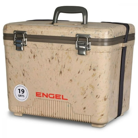 Engel Coolers 19 Quart 32 Can Lightweight Insulated Ice Cooler Drybox,