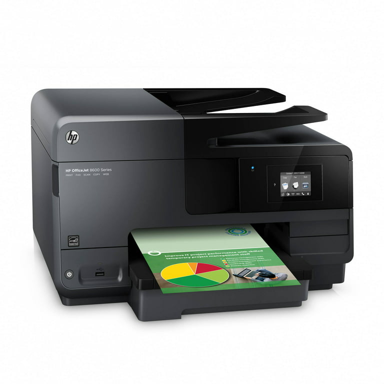 HP Officejet Pro 8600 e-All-in-one multifunción, impresora color  inalámbrica con escáner, copiadora y fax